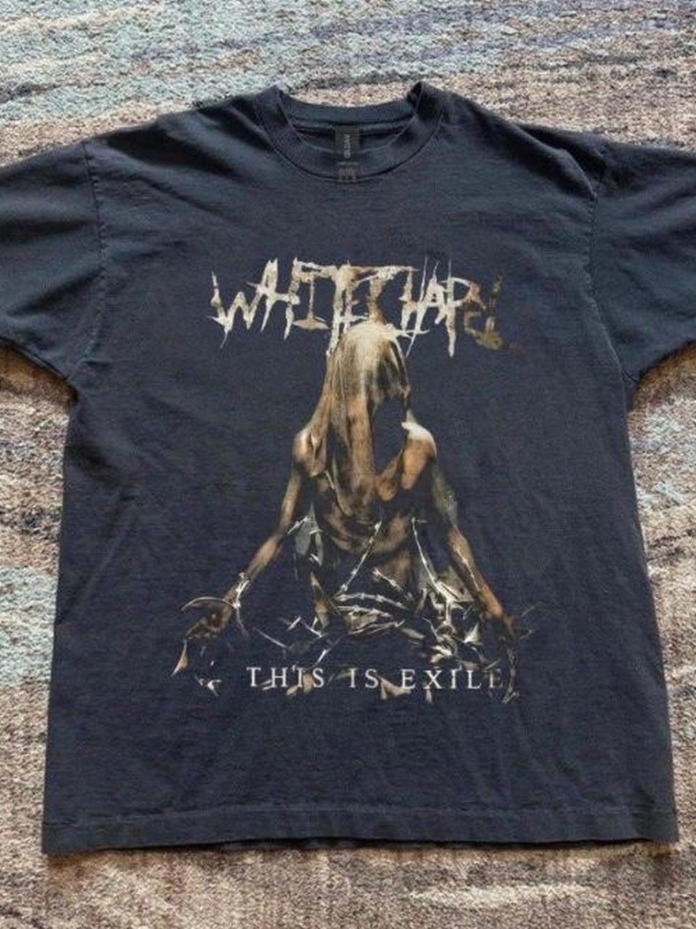 Gildan Black 'This Is Exile' Graphic Band Tee